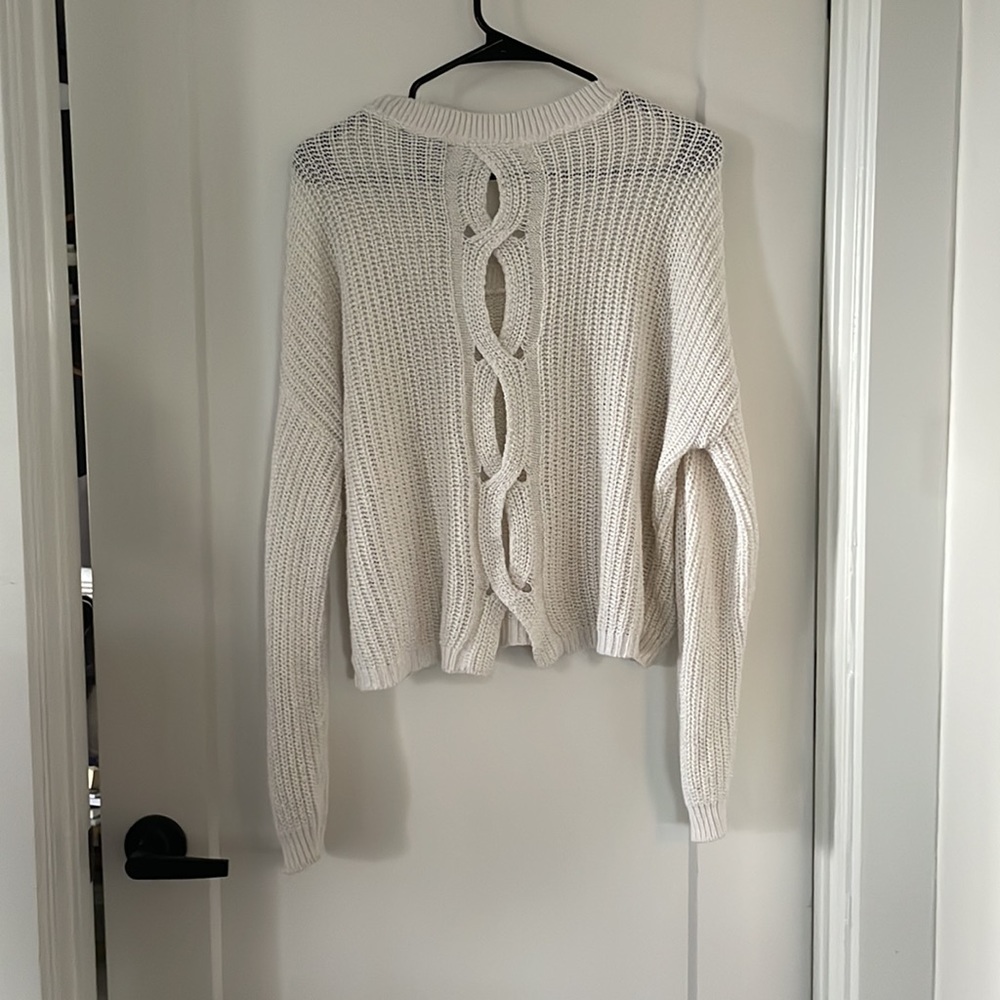 Express Cream Sweater